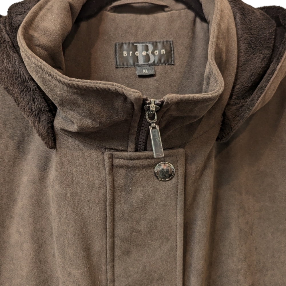 Braetan Chocolate Brown Hooded Women's Cold/Wet Weather Parka (XL) - Picture 5 of 9